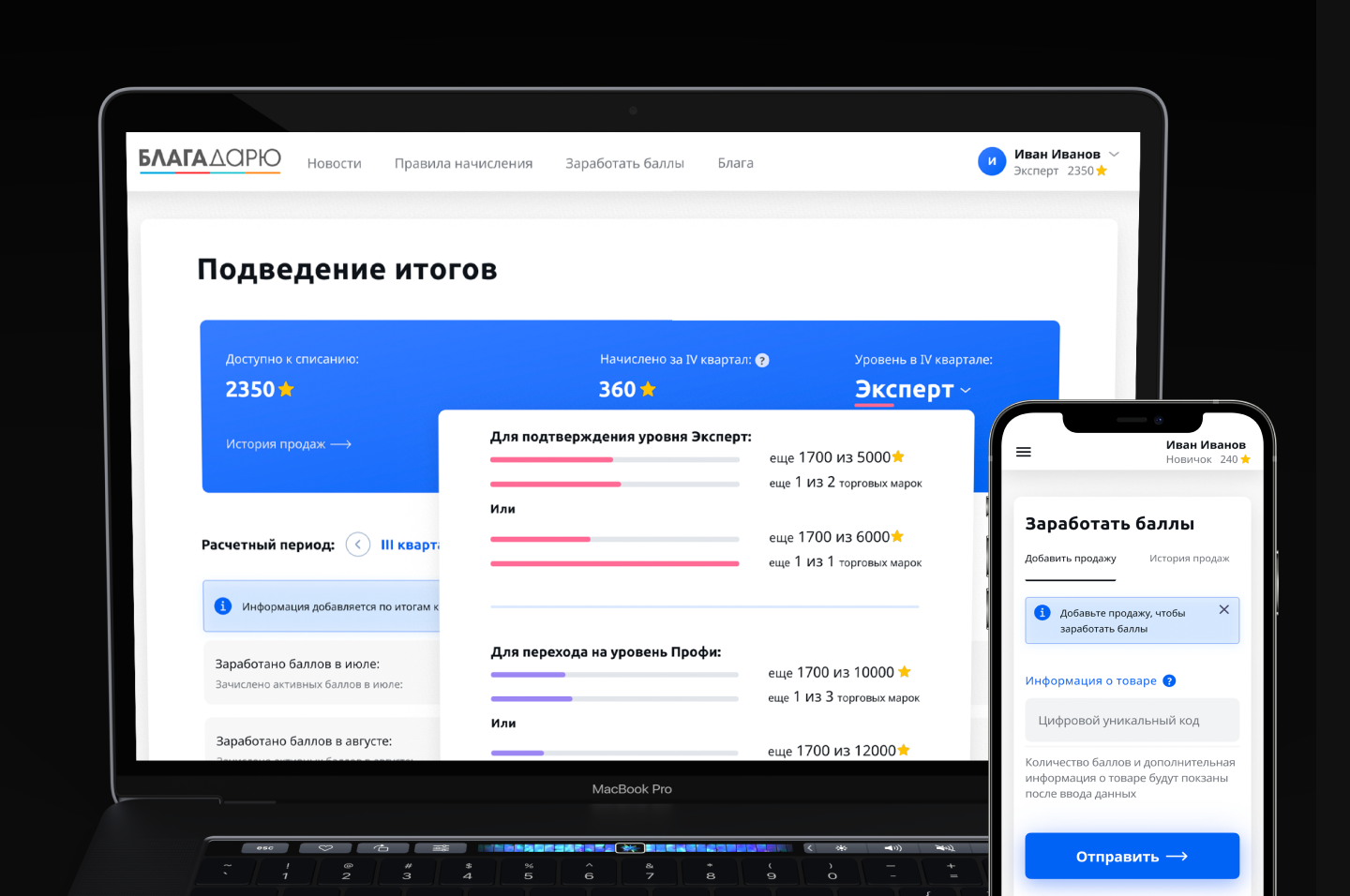 Баланс и квартальный отчёт